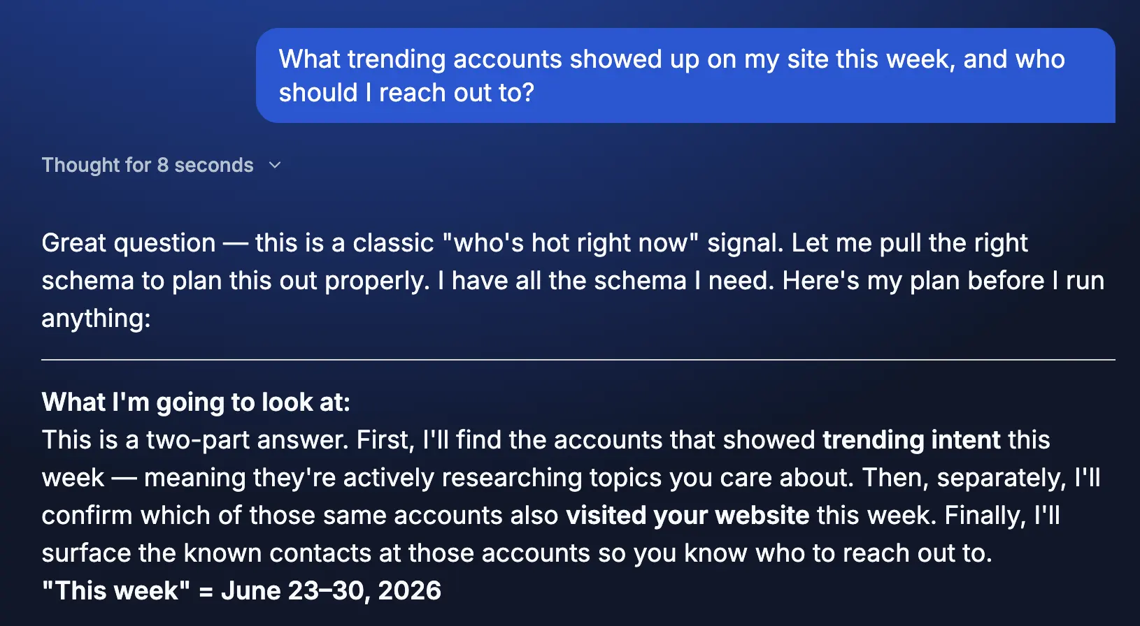Specific Questions for CRM & GTM Platforms